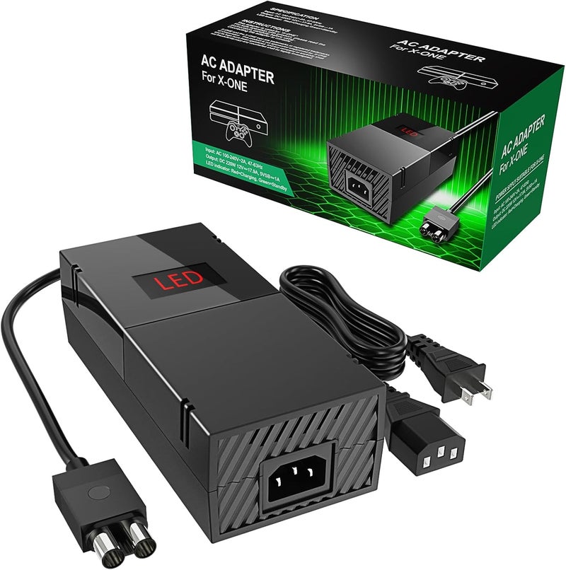 Prodico Xbox One Power Supply LED Display Power Brick Replacement for Xbox One 100-240V - Image 1